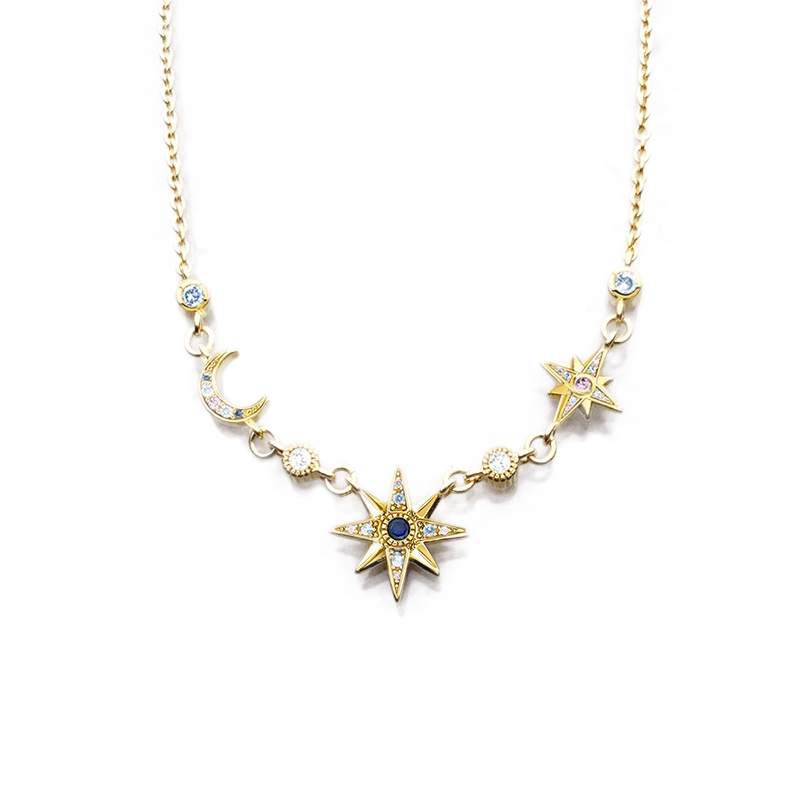 Royalty Star & Moon Necklace